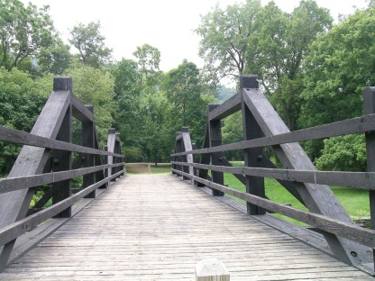 Bridge to Virginius Island from Harpers Ferry