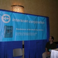 Interscan's booth at IAHCSMM (International Association of Healthcare Central Service Materiel Management) meeting--May, 2004