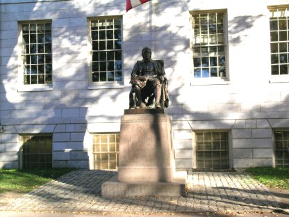 John Harvard Statue, Harvard University