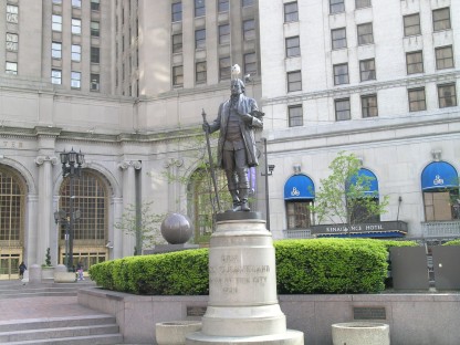 Statue of General Moses Cleaveland, founder of Cleveland, OH
