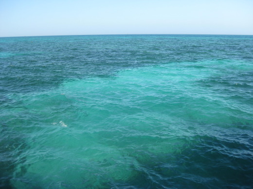 Water off Dry Tortugas
