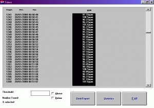 TruTrack software screenshots